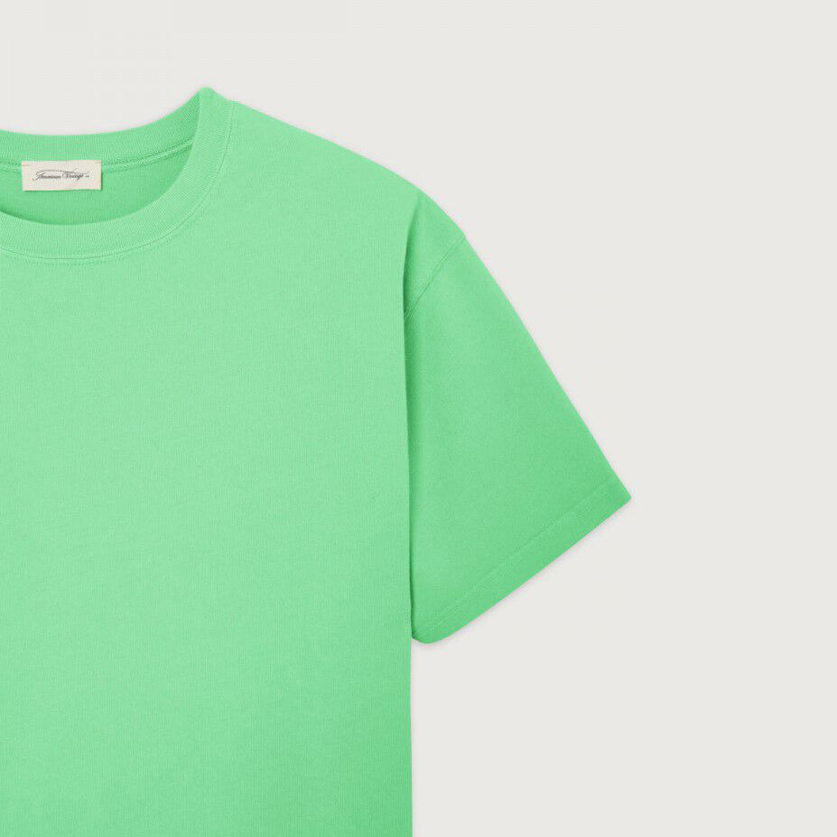 Boys & Girls Green Cotton T-Shirt