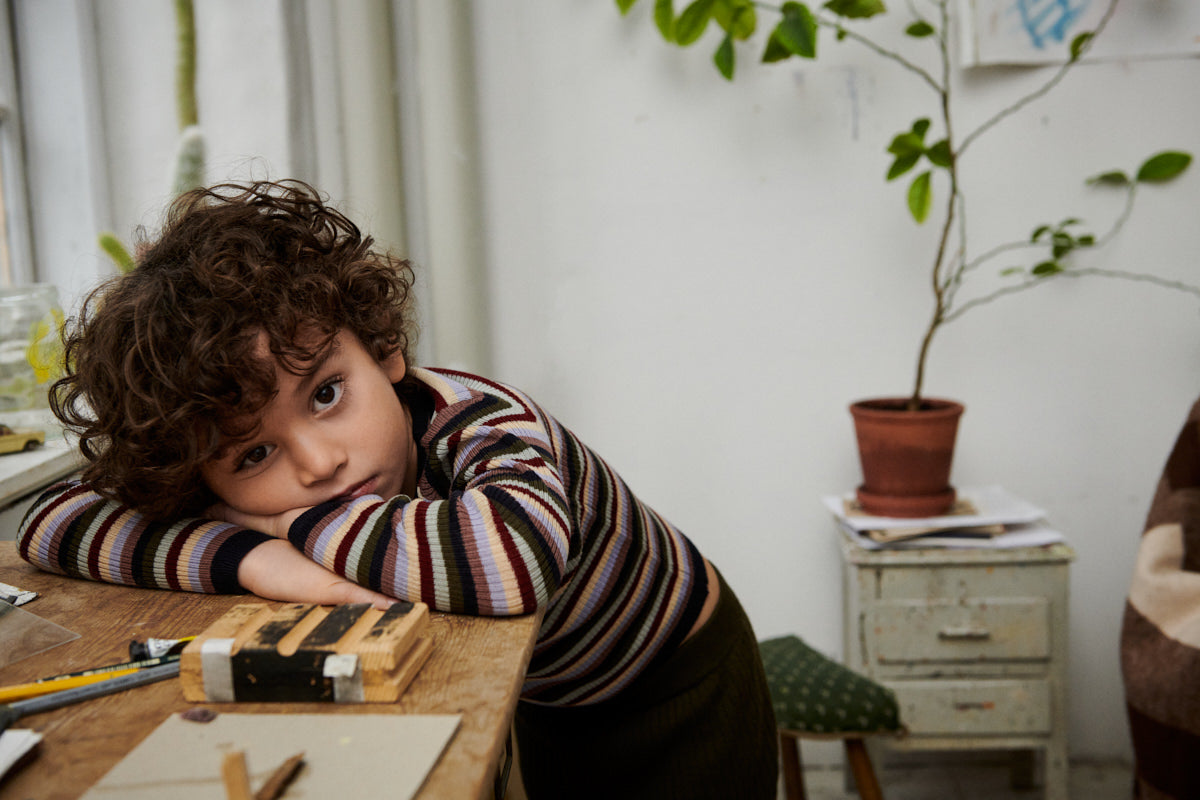 Boys & Girls Dark Green Wool Vest