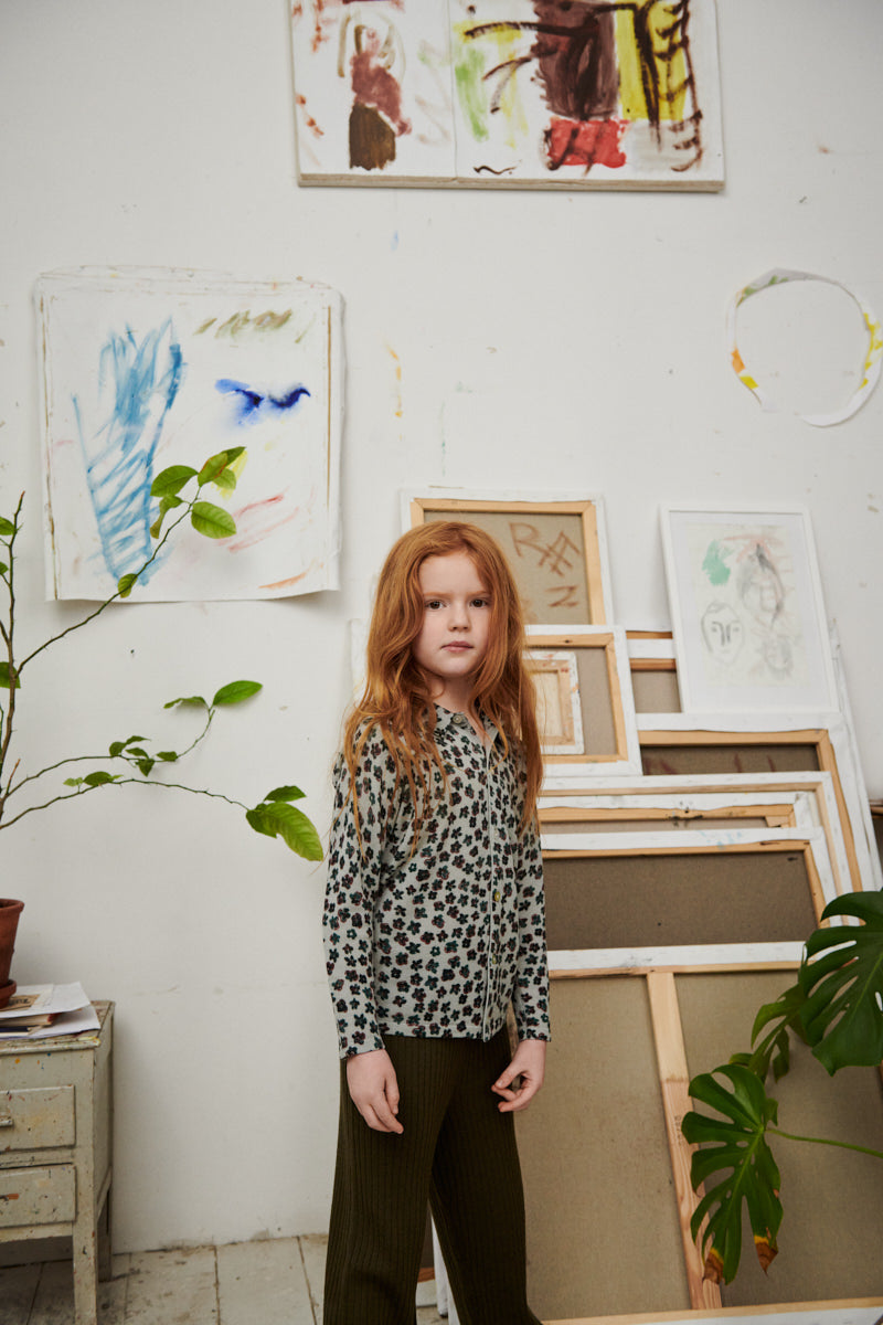 Boys & Girls Dark Green Wool Vest