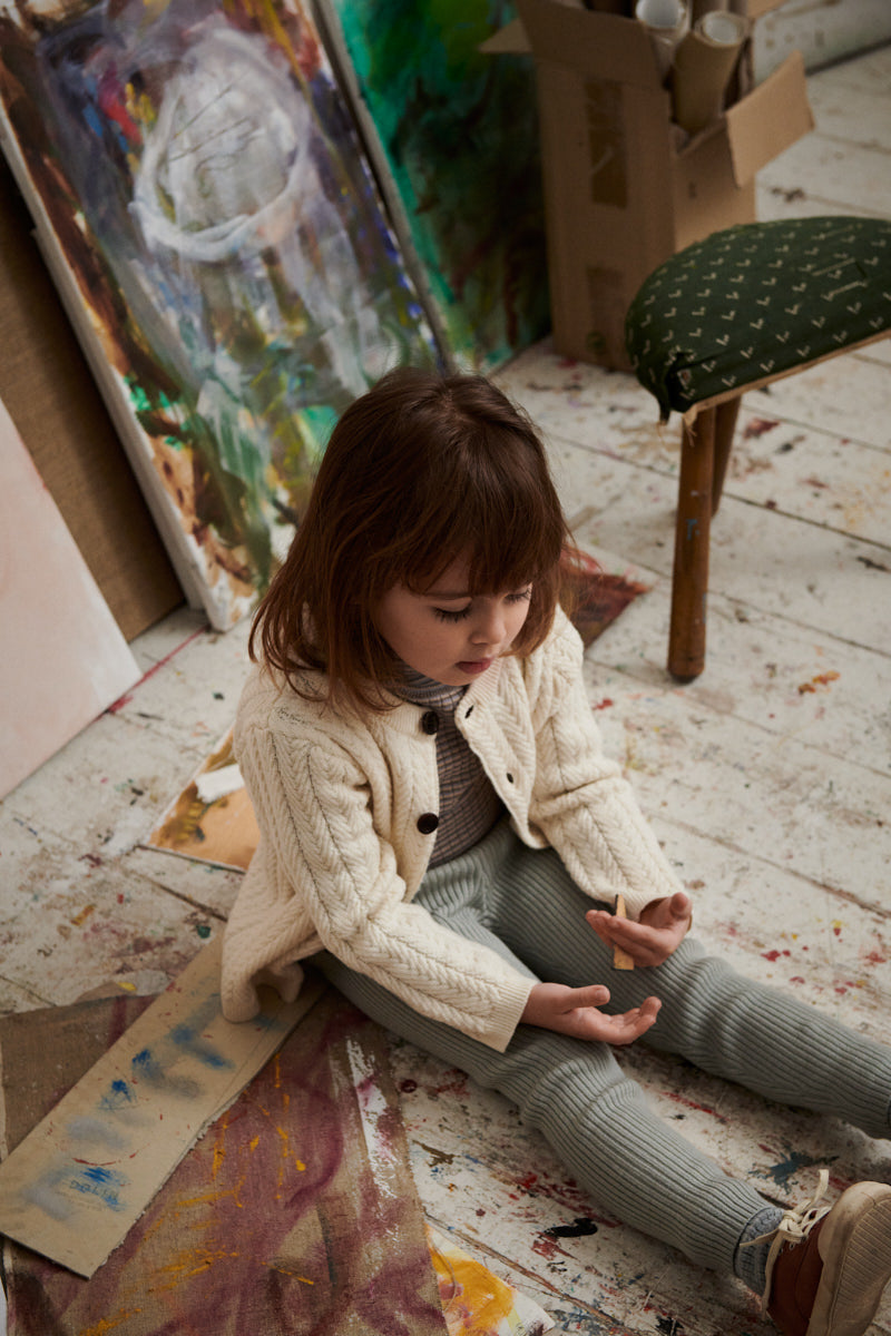 Boys & Girls Dark Green Wool Vest