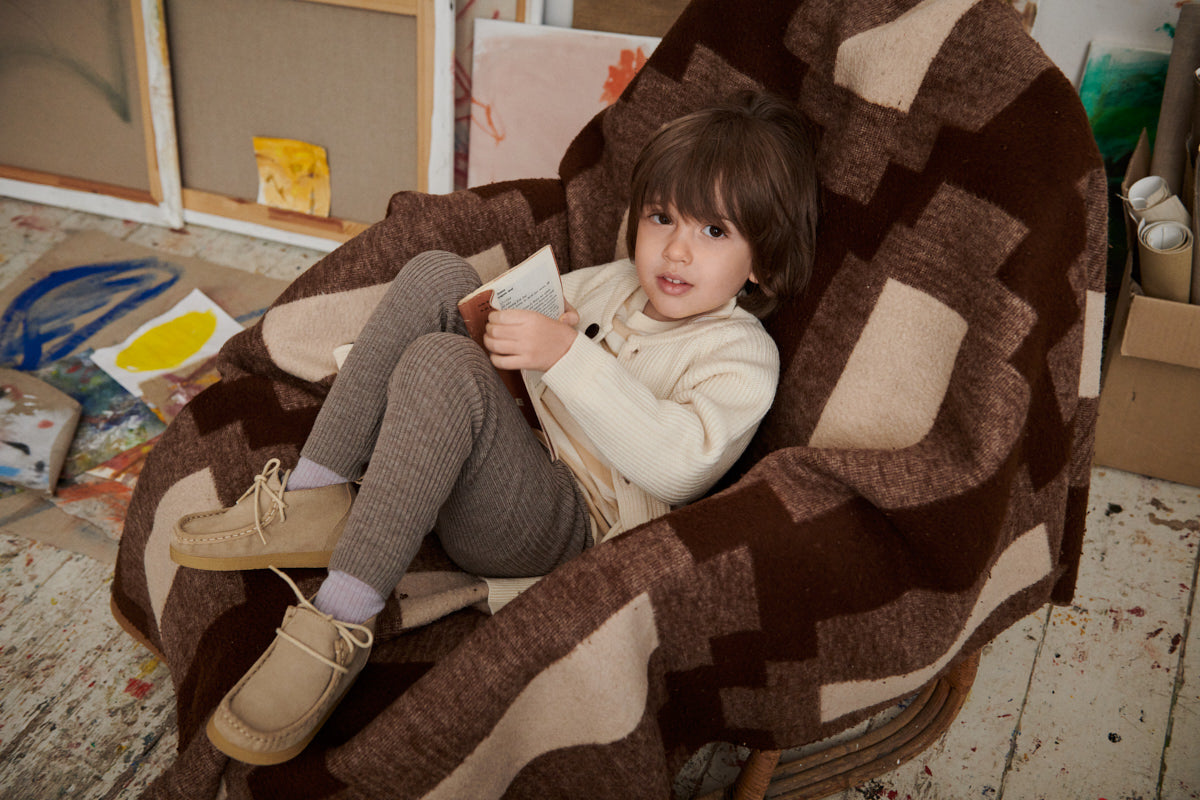 Boys & Girls Dark Green Wool Vest