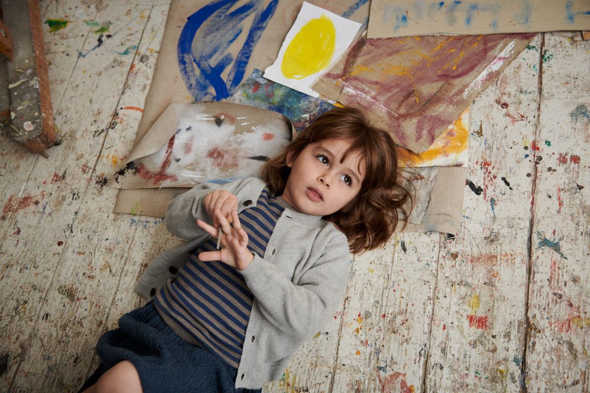 Boys & Girls Dark Green Wool Vest