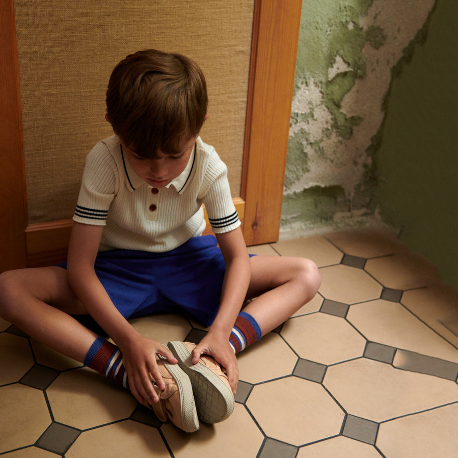 Boys & Girls White Cotton Polo Shirt