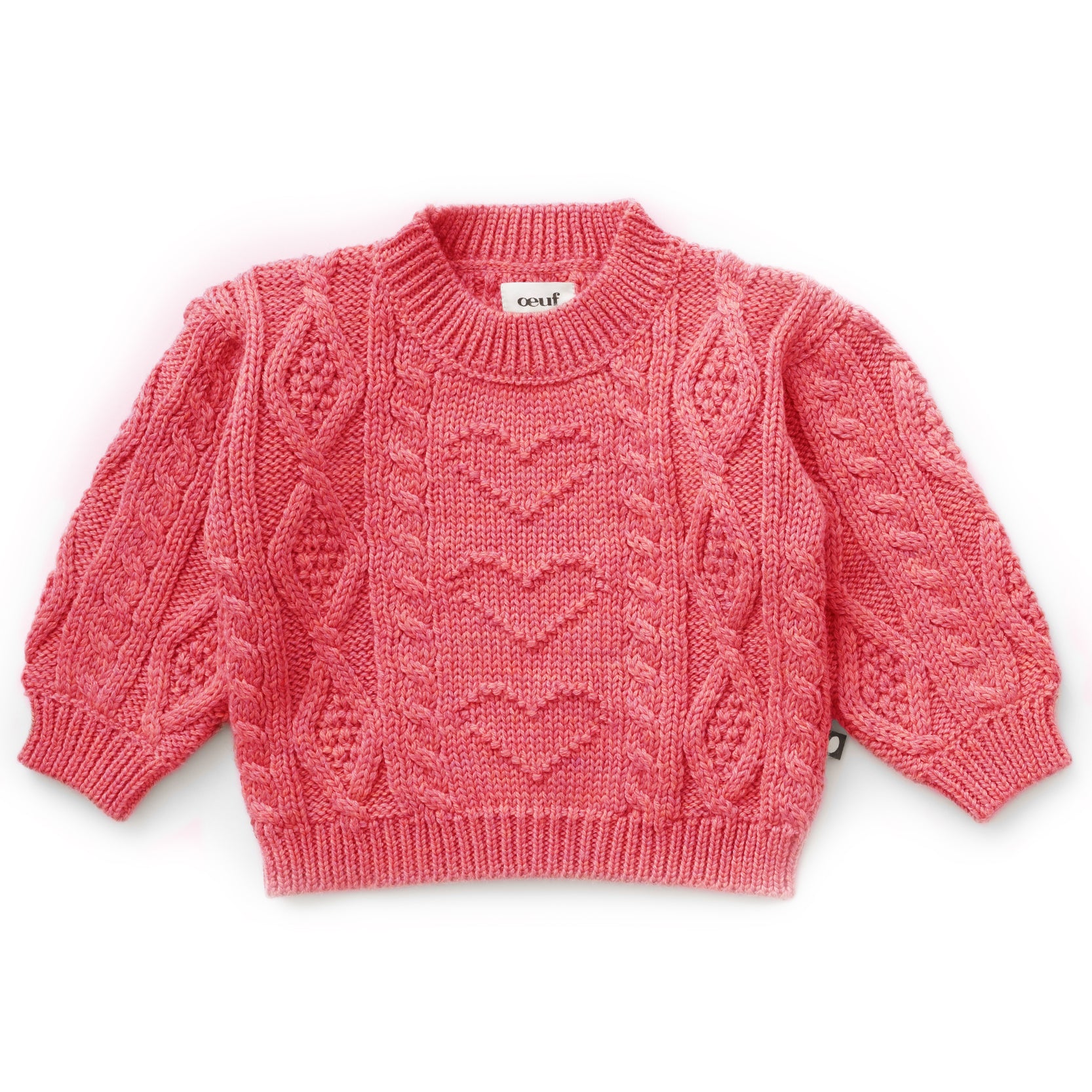 Girls Pink Wool Sweater