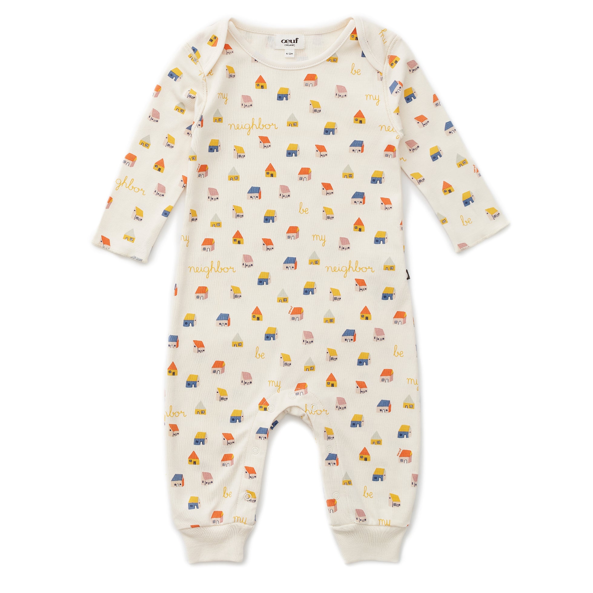 Baby Boys & Girls White Printed Cotton Babysuit