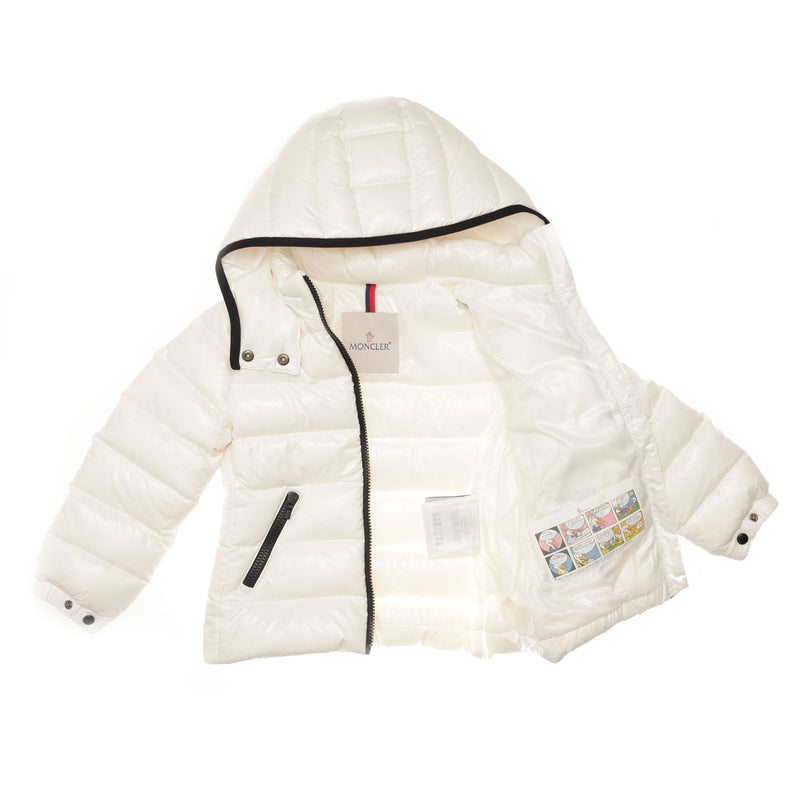Girls Ivory Hooded 'Bady' Padded Down Jacket - CÉMAROSE | Children's Fashion Store - 3