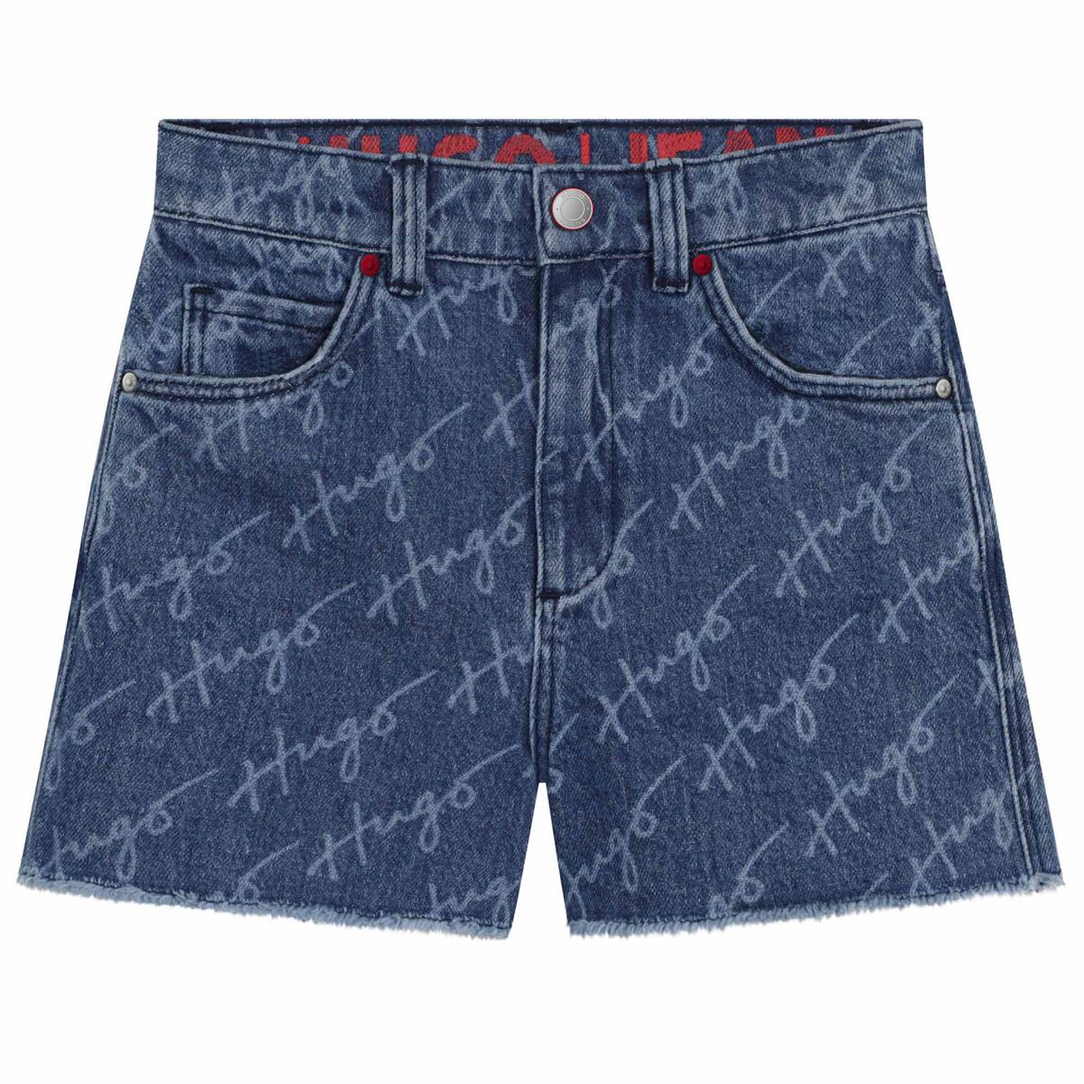 Girls Blue Denim Shorts