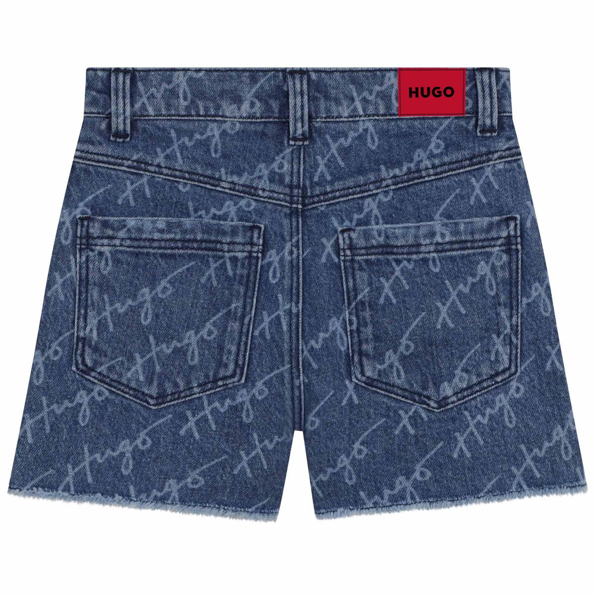 Girls Blue Denim Shorts