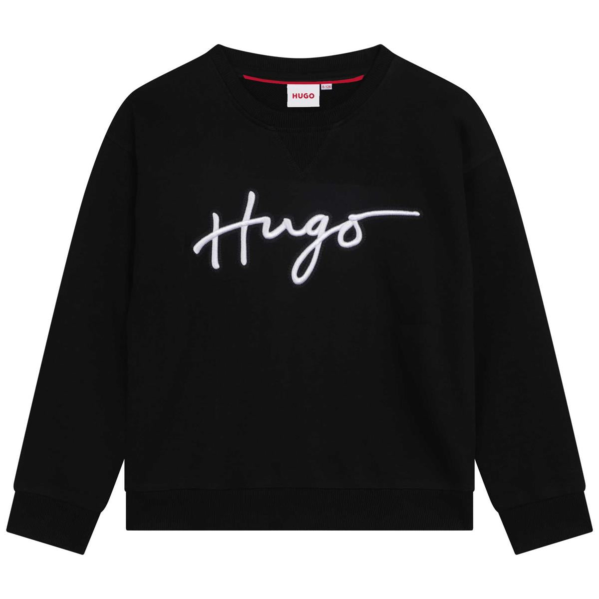 Boys Black Logo Sweatshirt