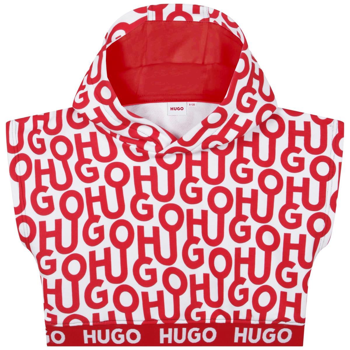 Girls Red Logo Sweatshirt