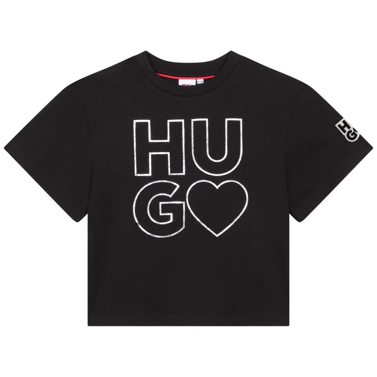 Girls Black Logo T-Shirt