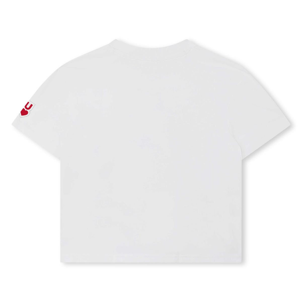 Girls White Logo T-Shirt