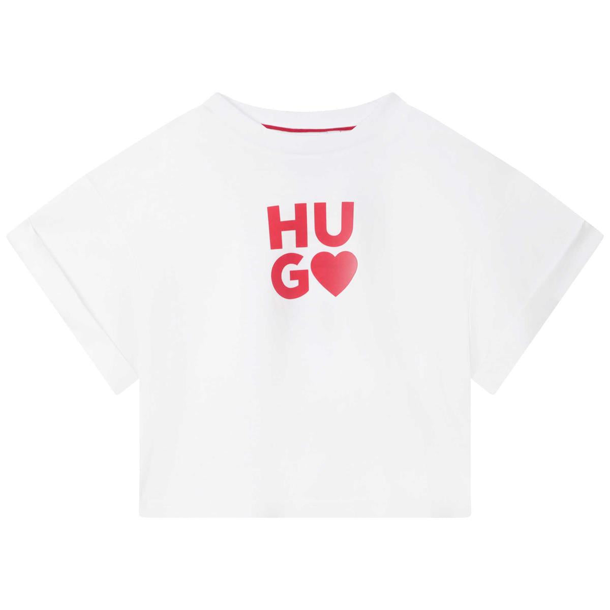 Girls White Logo T-Shirt