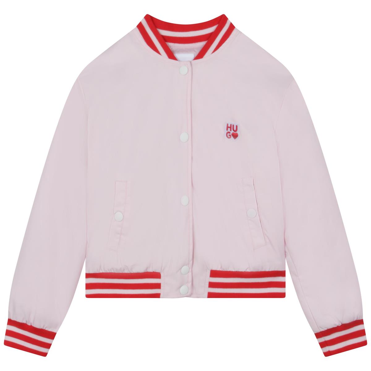 Girls Pink Logo Jacket