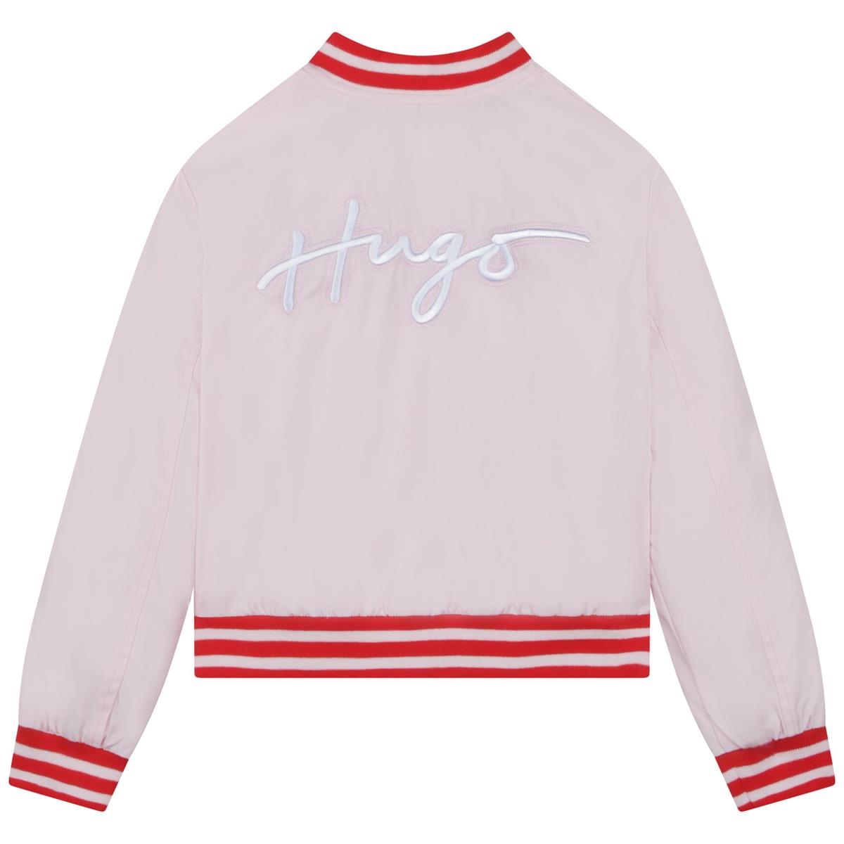 Girls Pink Logo Jacket