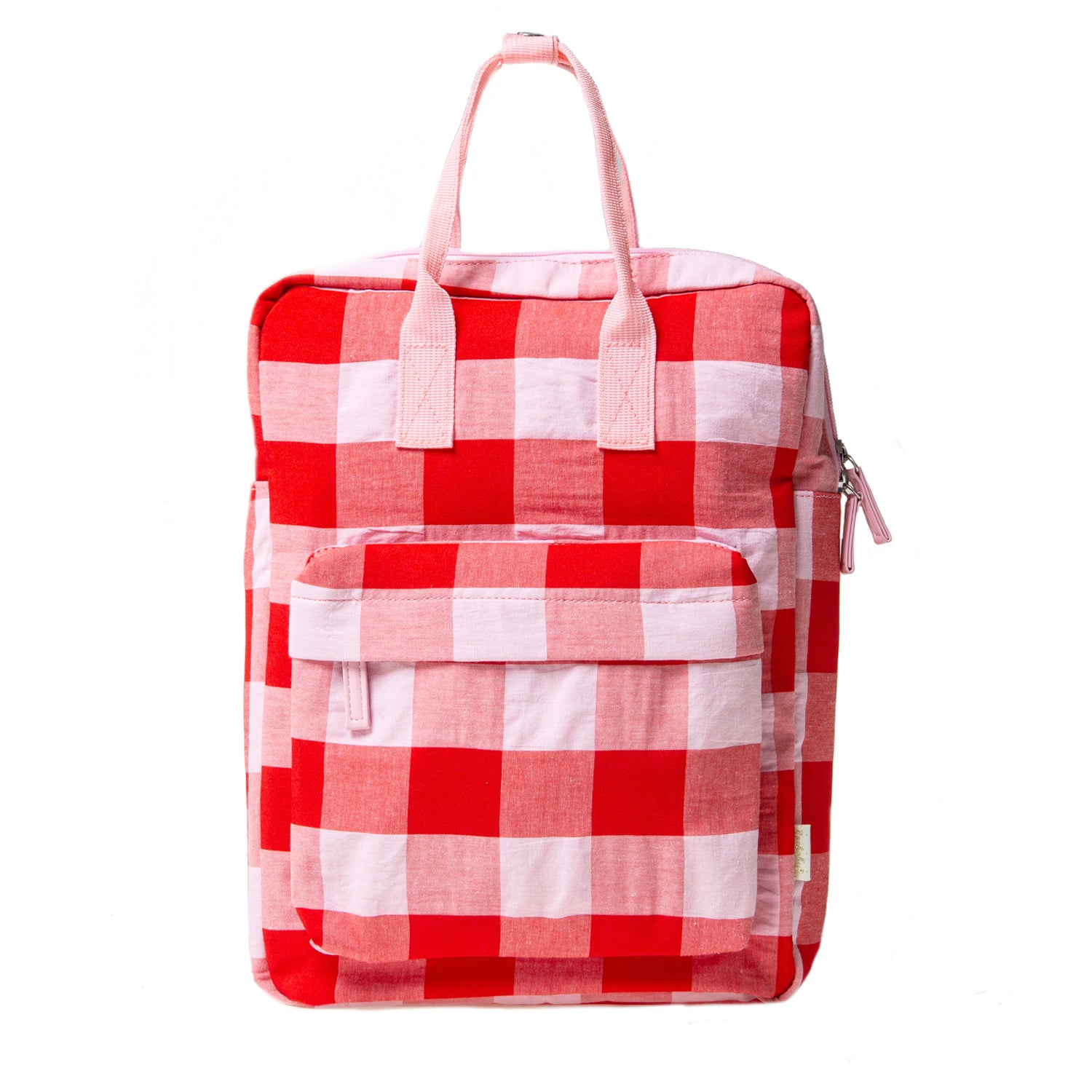 Red Check Backpack