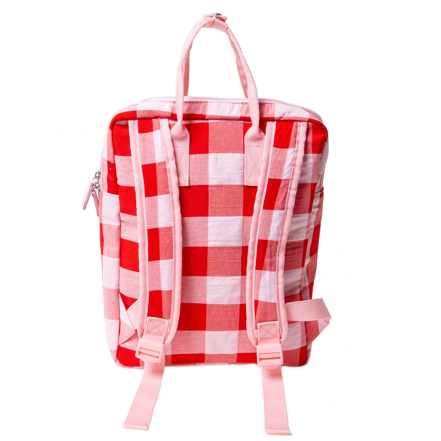 Red Check Backpack