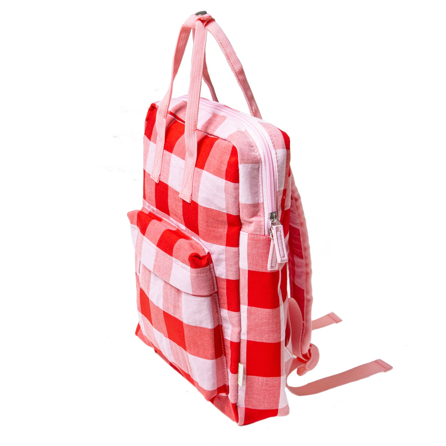 Red Check Backpack