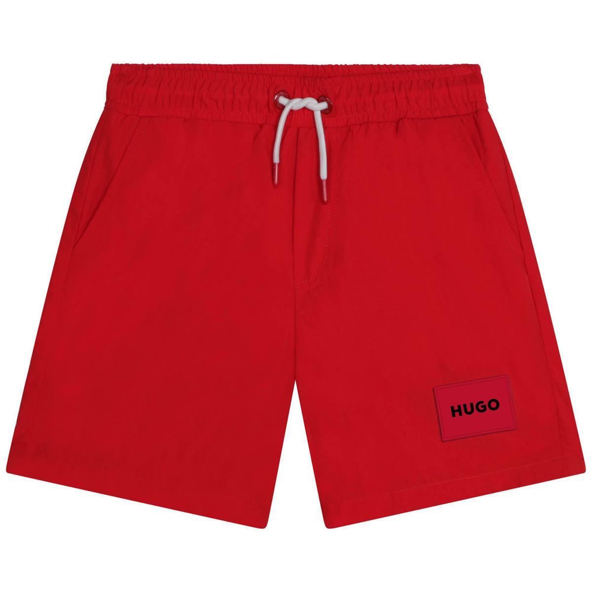 Boys Red Swim Shorts