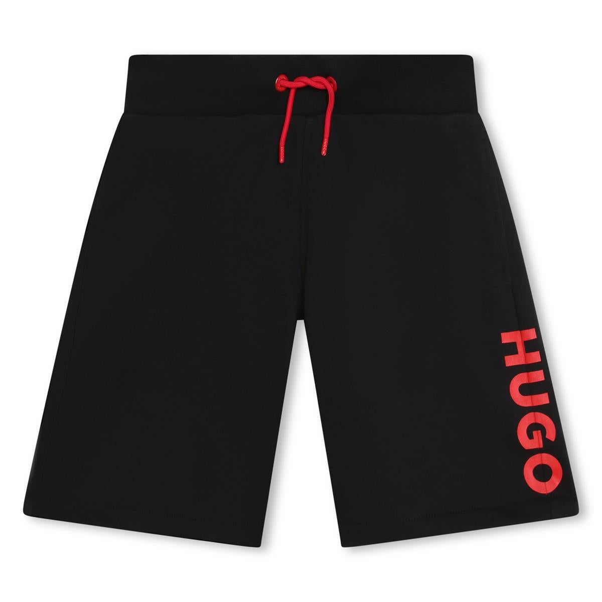 Boys Black Logo Shorts