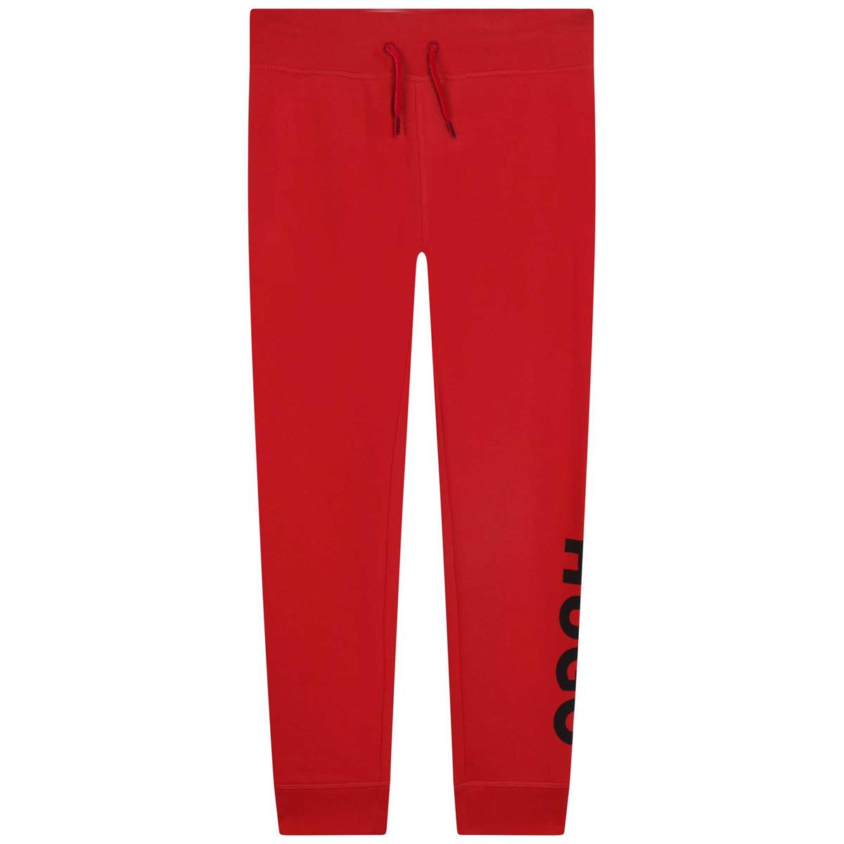 Boys Red Logo Trousers