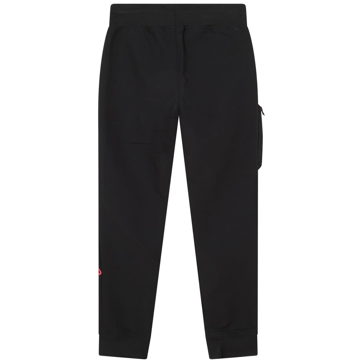 Boys Black Logo Trousers