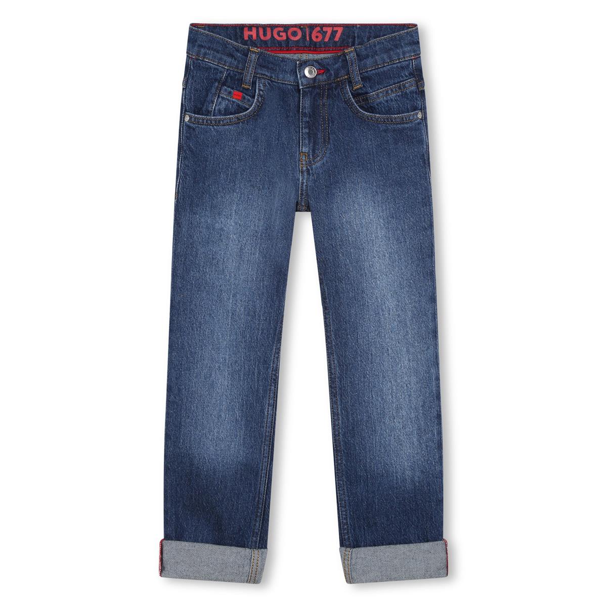 Boys Blue Denim Trousers