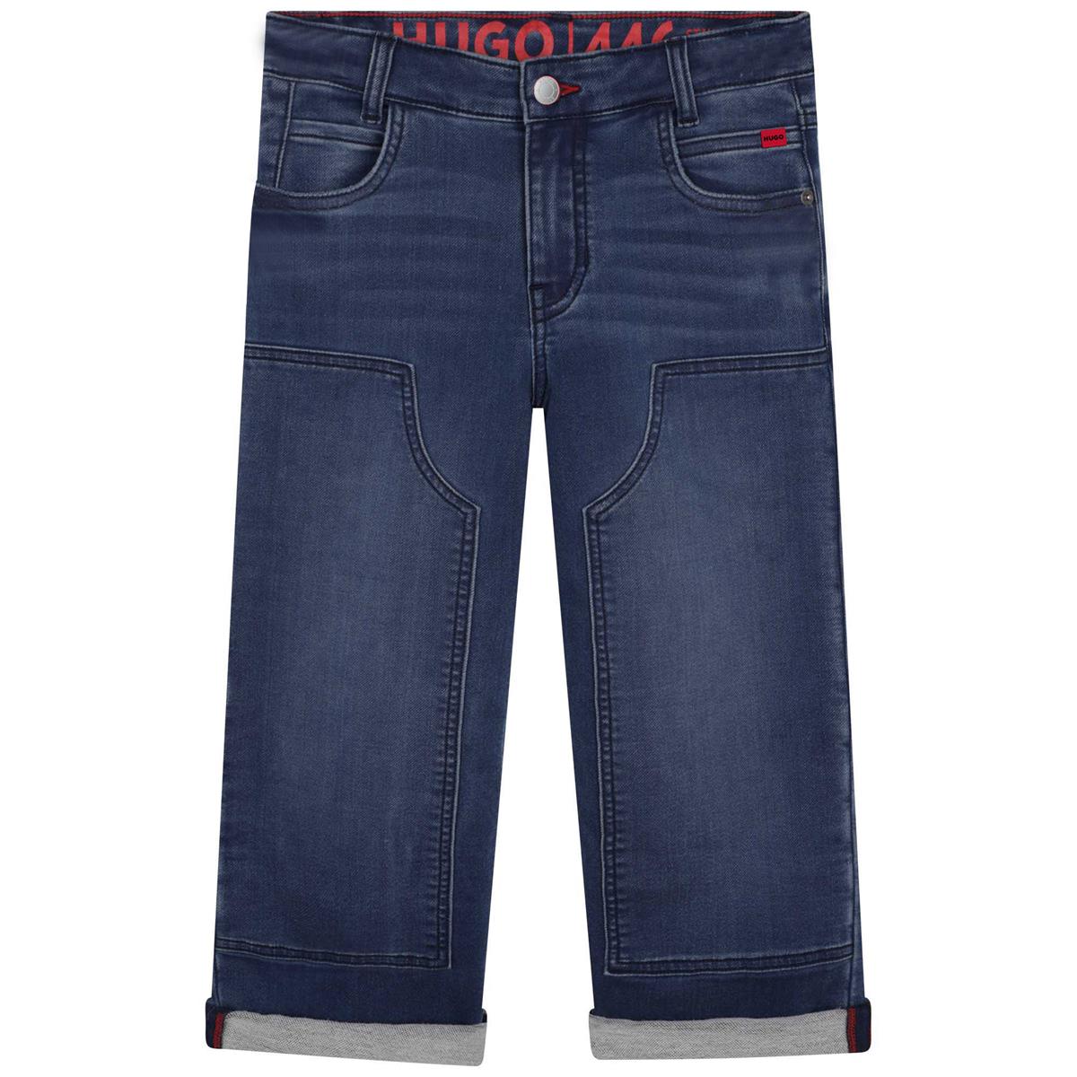 Girls Blue Denim Trousers