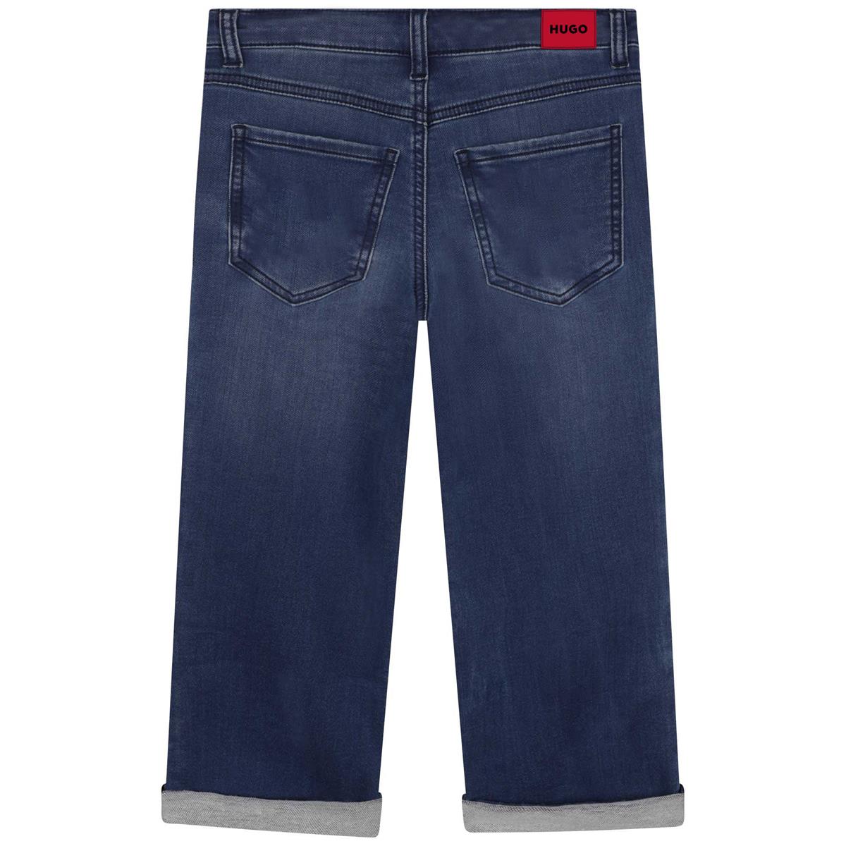 Girls Blue Denim Trousers