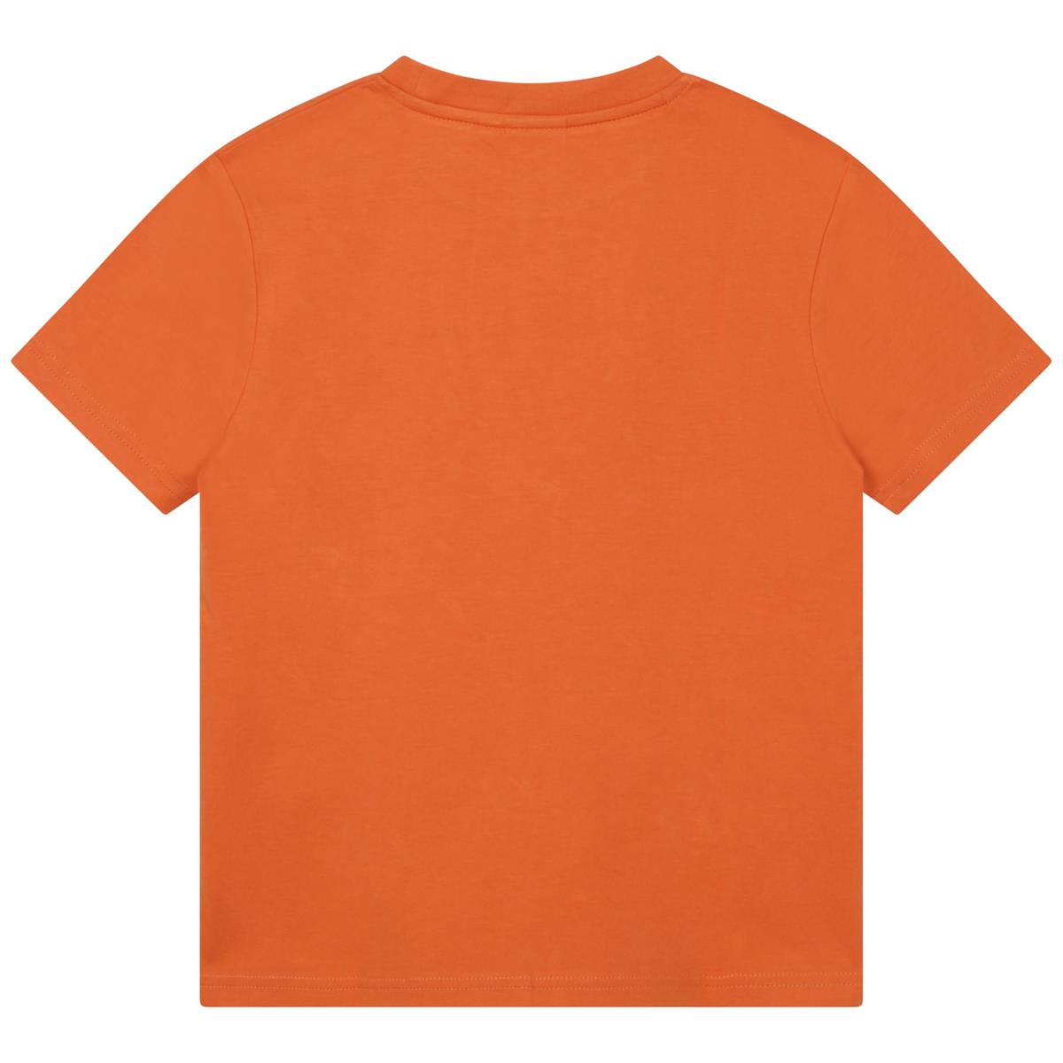 Boys Orange Logo T-Shirt