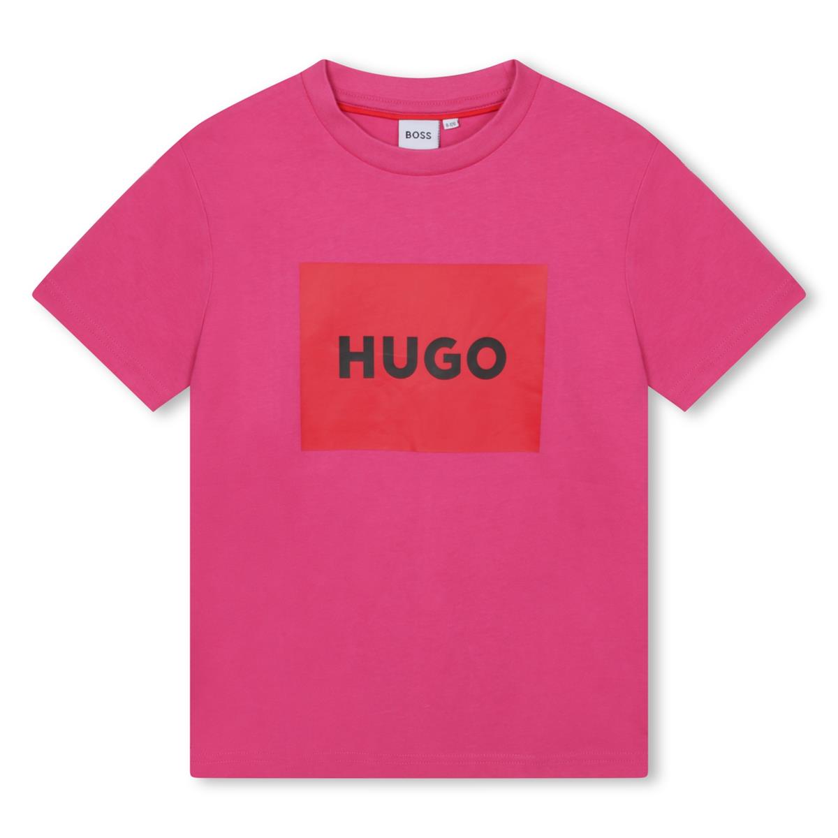 Girls Fuchsia Logo T-Shirt