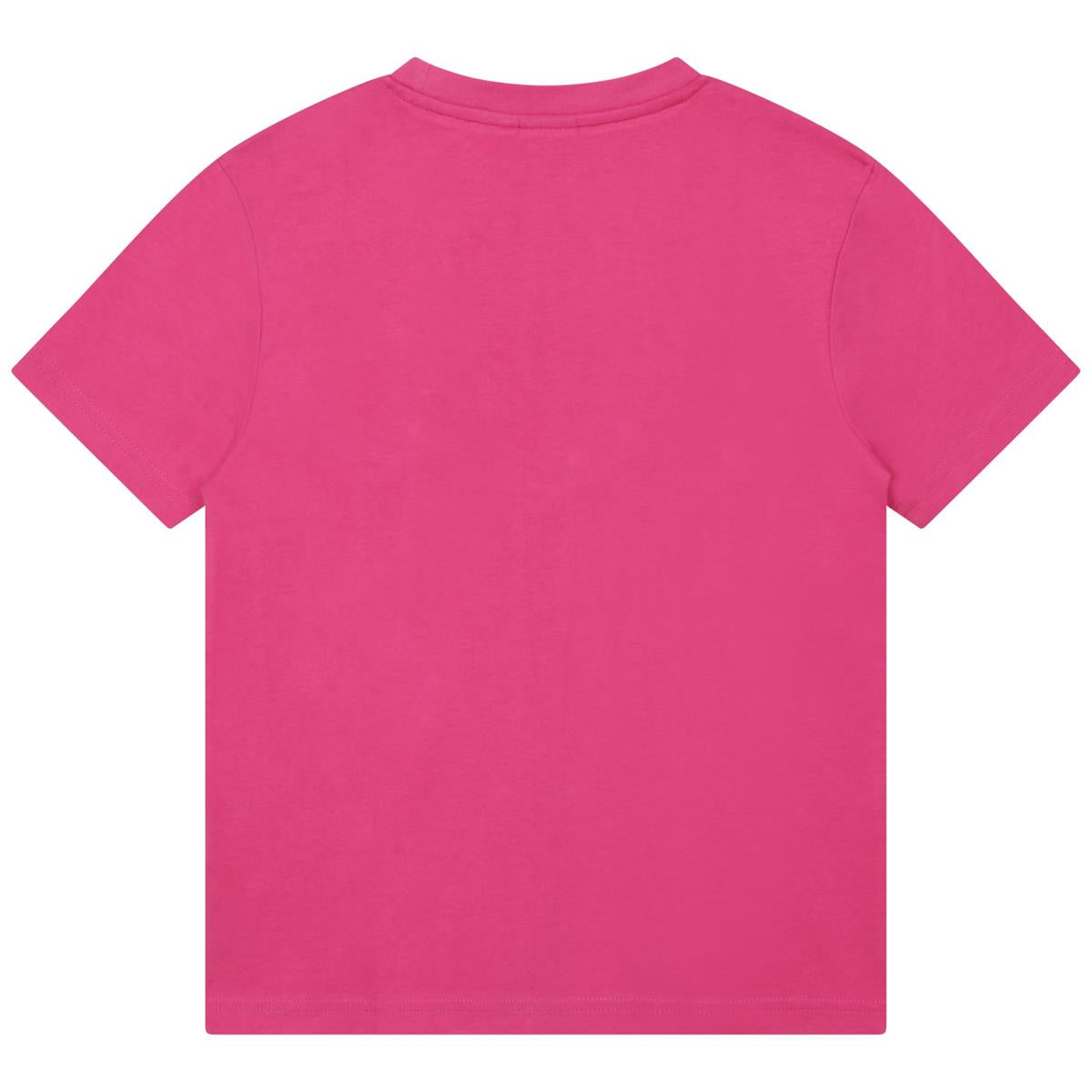 Girls Fuchsia Logo T-Shirt