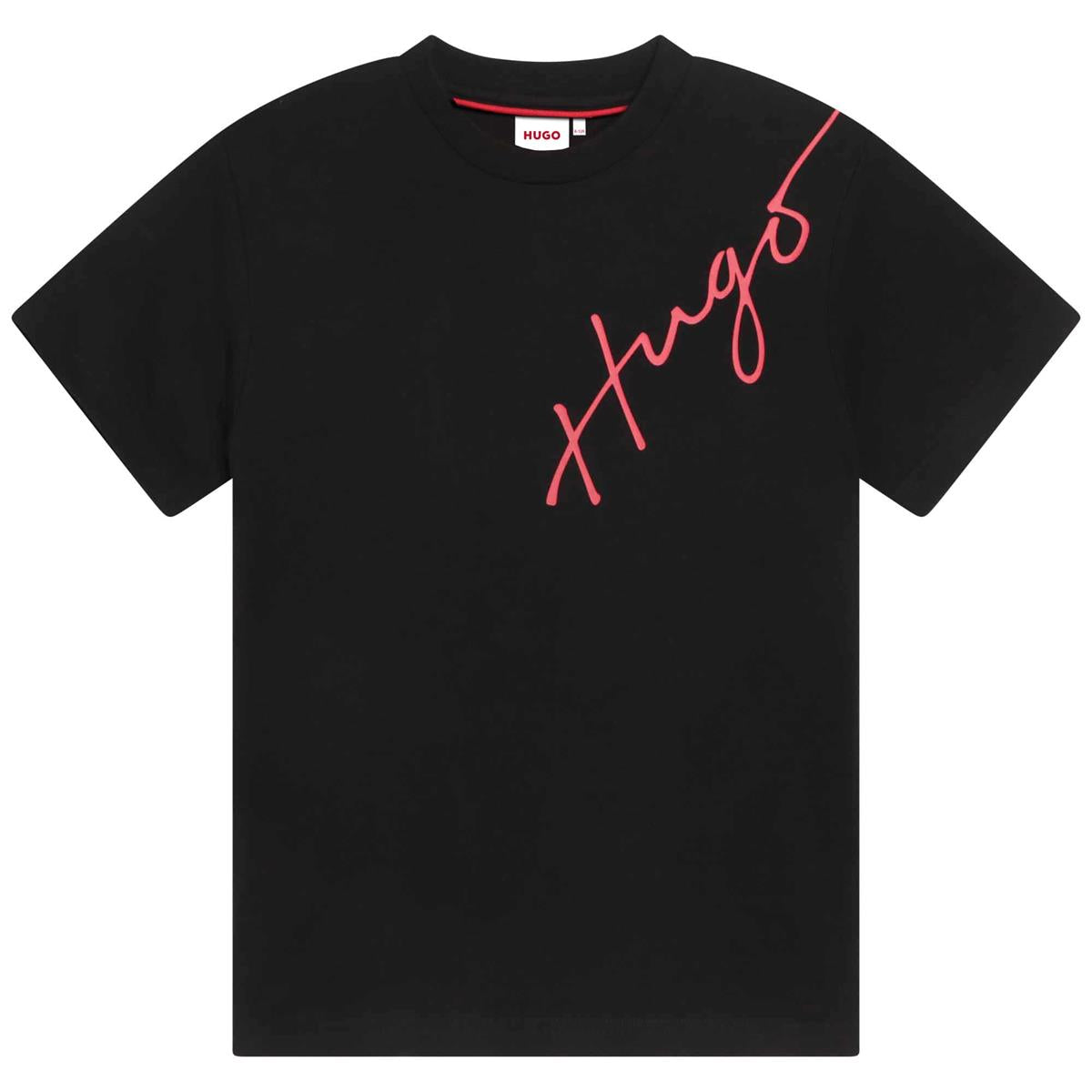 Boys Black Logo T-Shirt