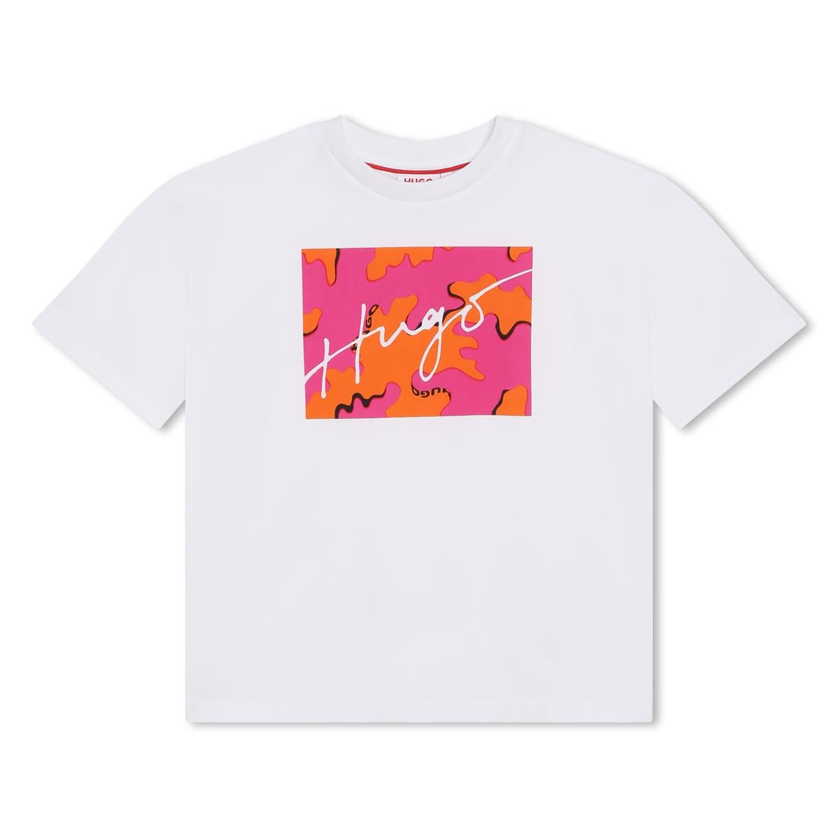 Girls White Logo T-Shirt