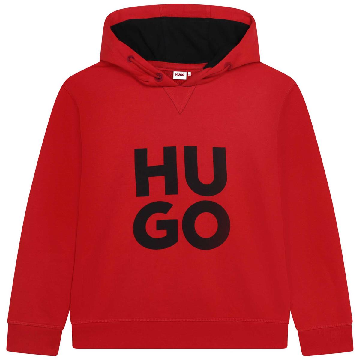 Boys Red Logo Sweatshirt