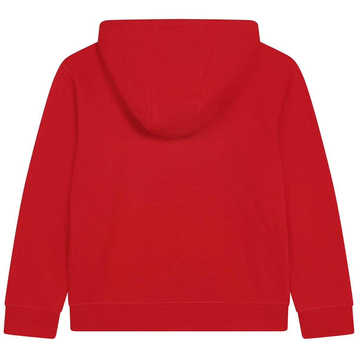 Boys Red Logo Sweatshirt