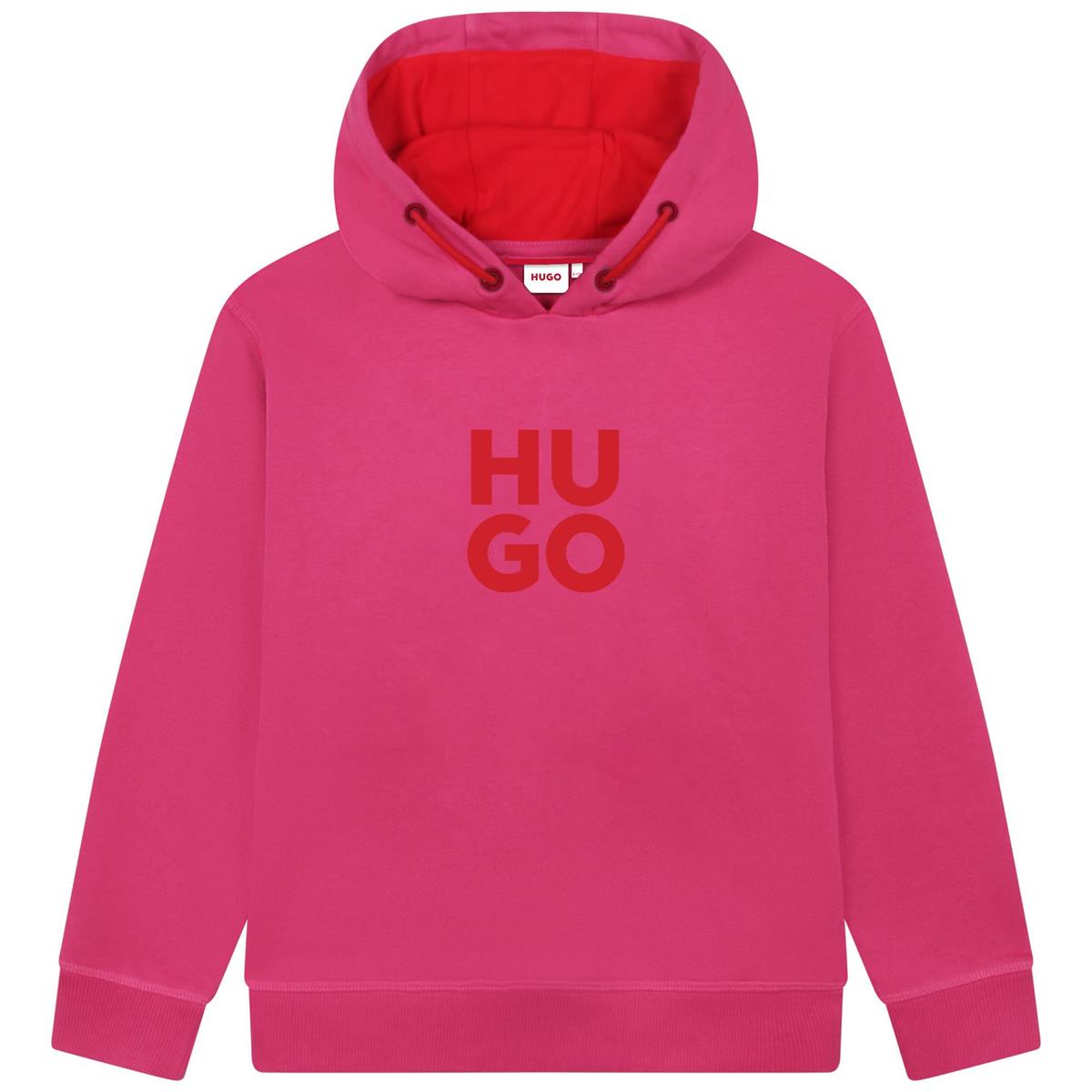 Girls Fuchsia Logo Sweatshirt