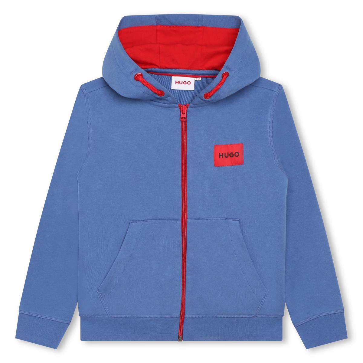 Boys Blue Zip-Up Top