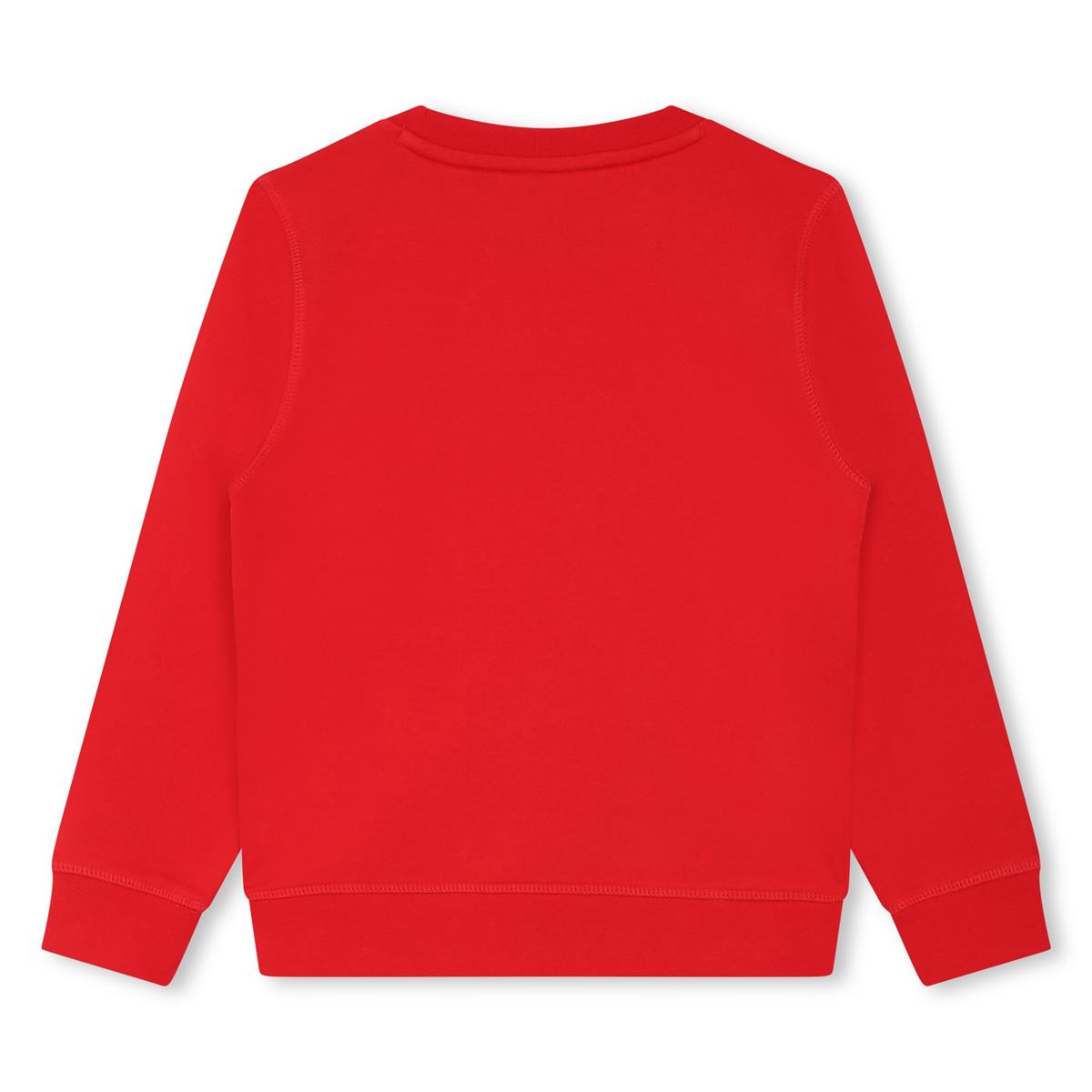 Boys Red Logo Sweatshirt
