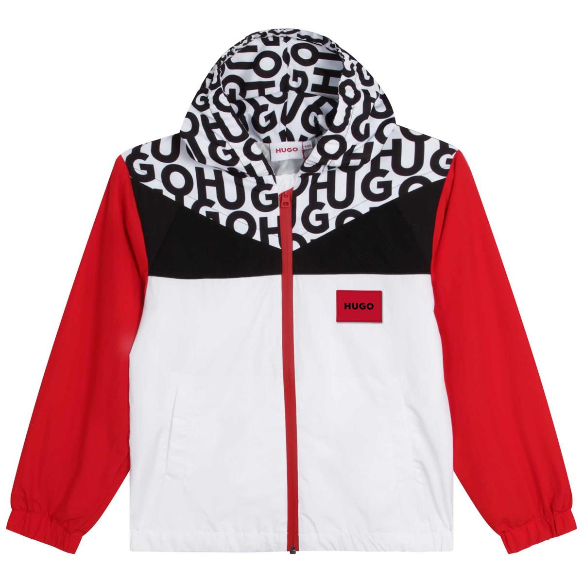 Boys Red Zip-Up Jacket