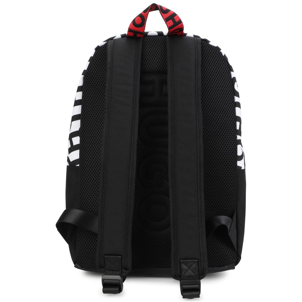 Boys Black Logo Backpack