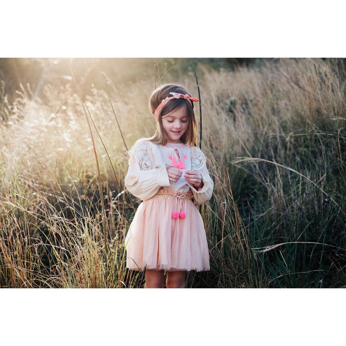 Girls Shamallow Cotton Skirt