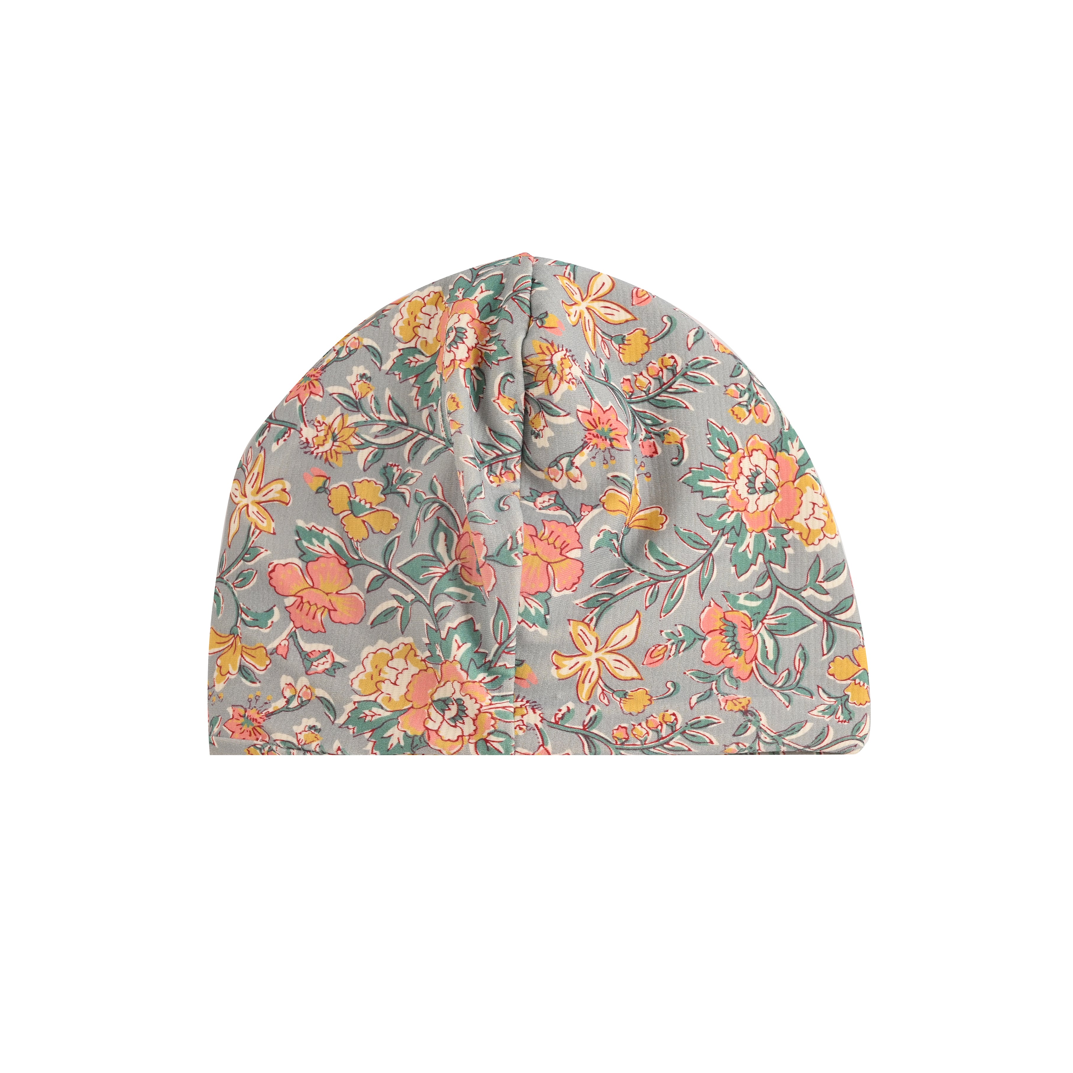 Girls Grey Floral Turban