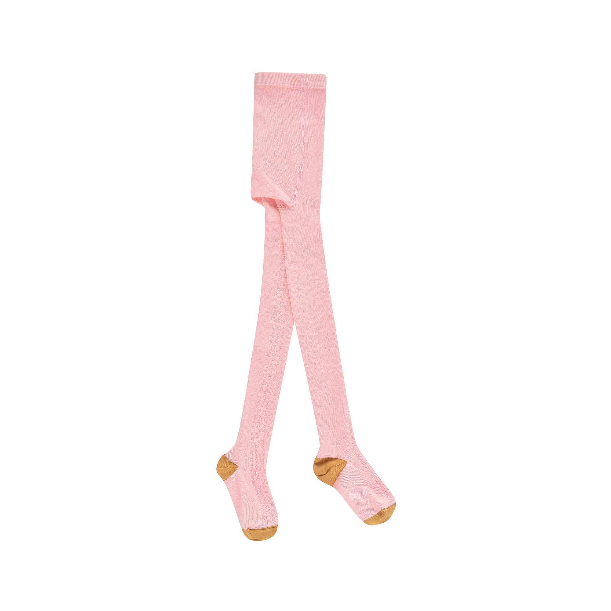 Girls Pink Cotton Tights