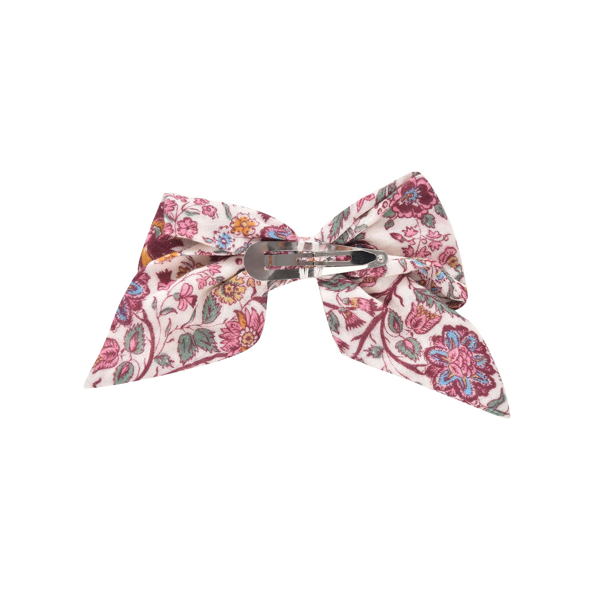 Girls Pink Flowers Hair Clip