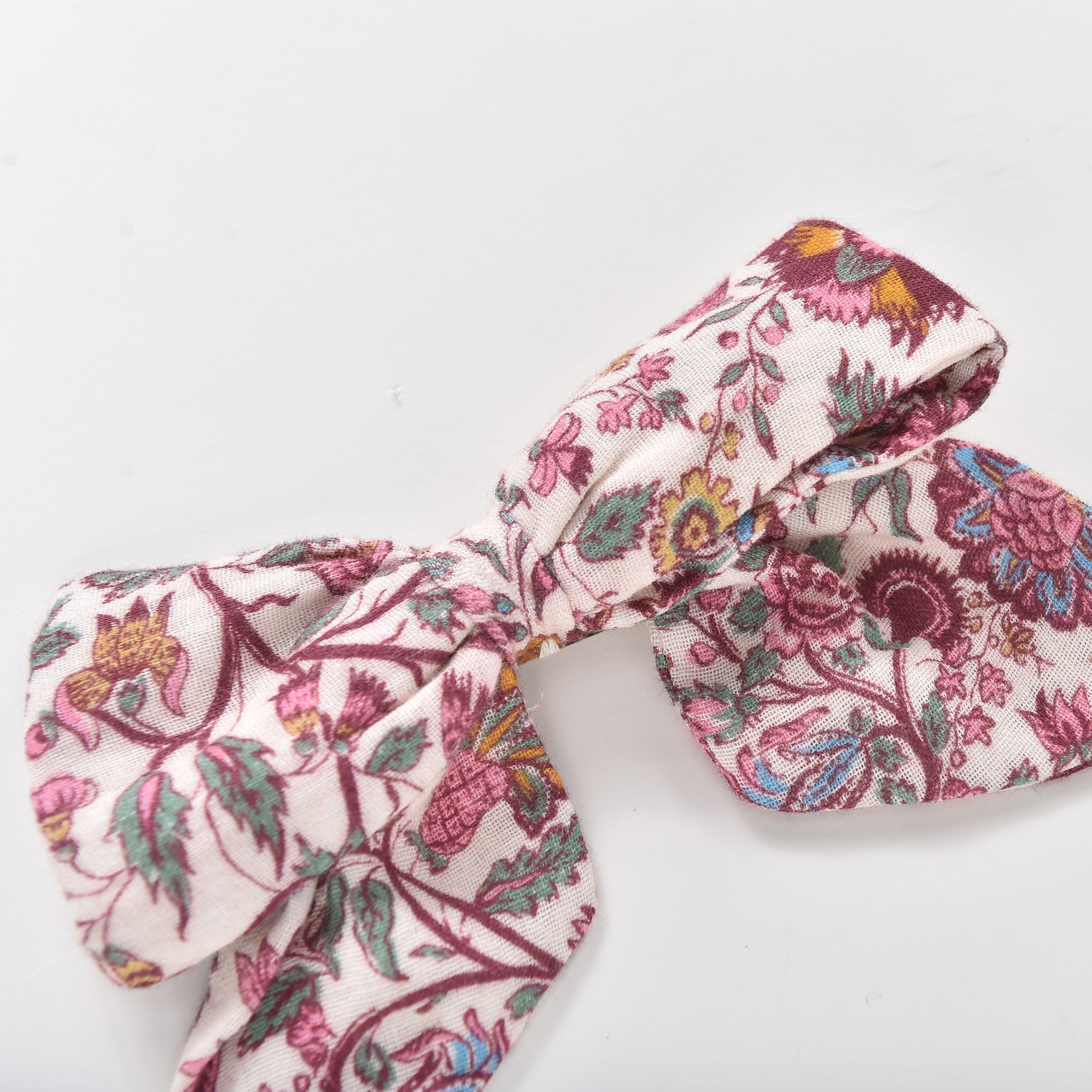 Girls Pink Flowers Hair Clip