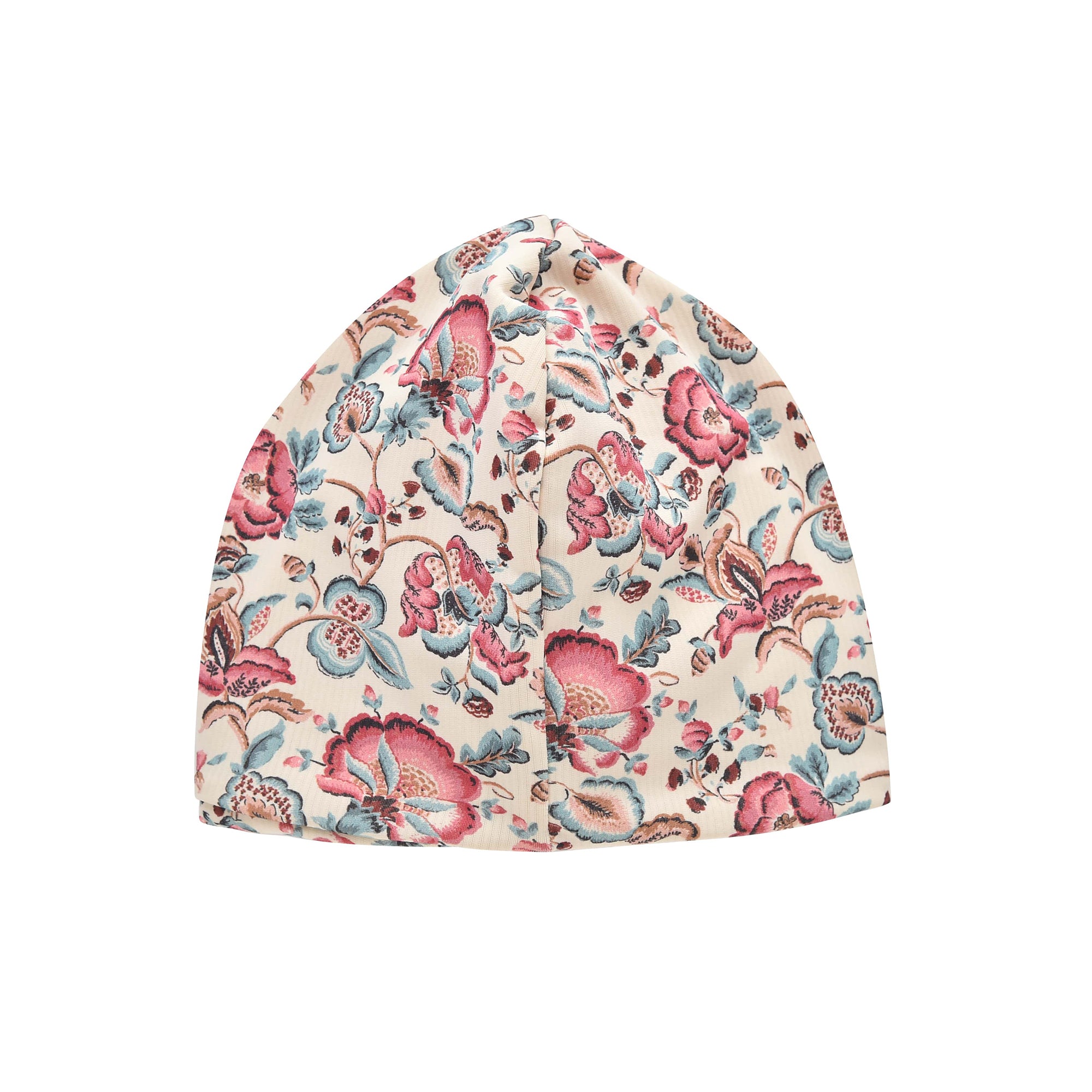 Girls White Flowers Swim Hat