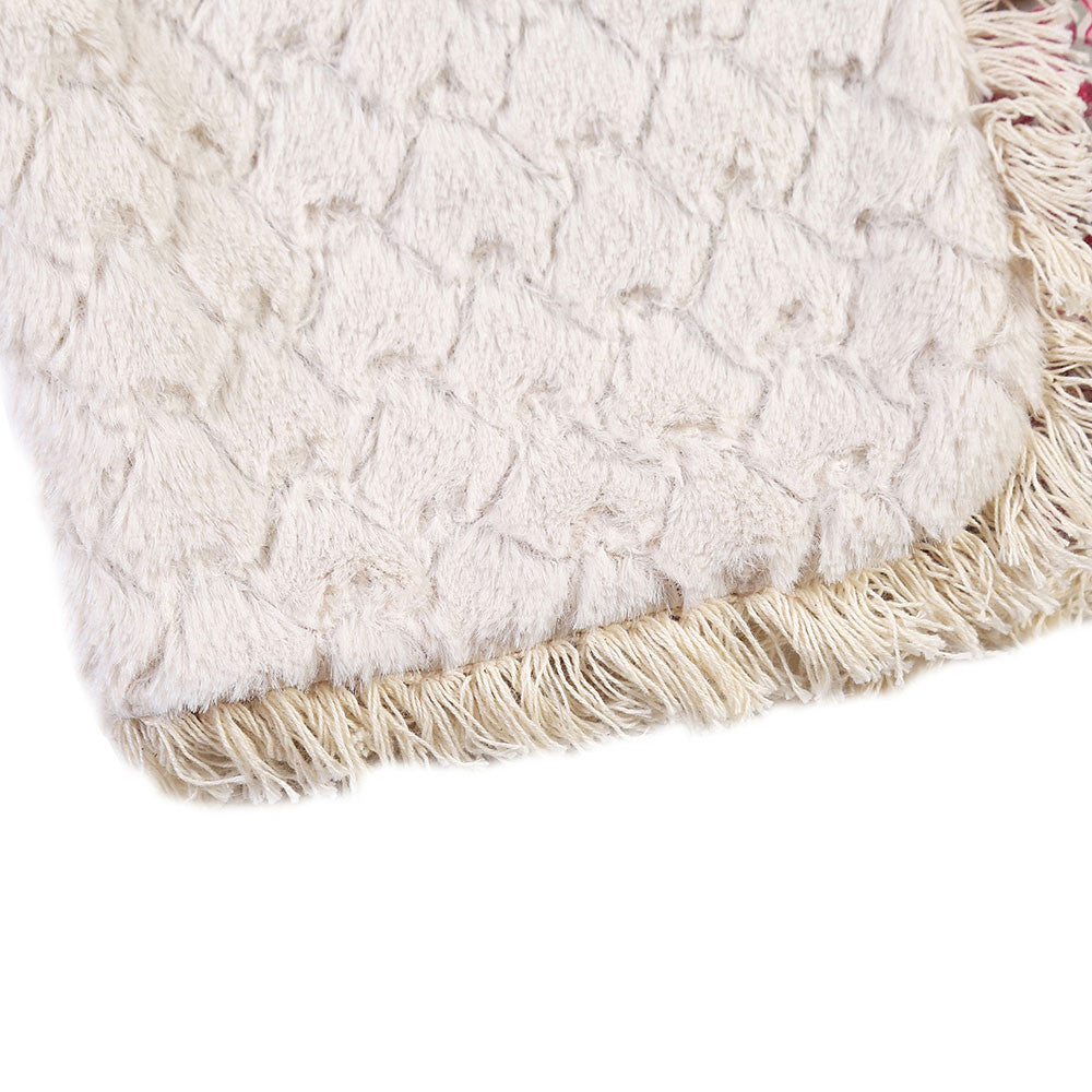 Girls Beige Embroidered Trims Cotton 'Hama' Gilt - CÉMAROSE | Children's Fashion Store - 6