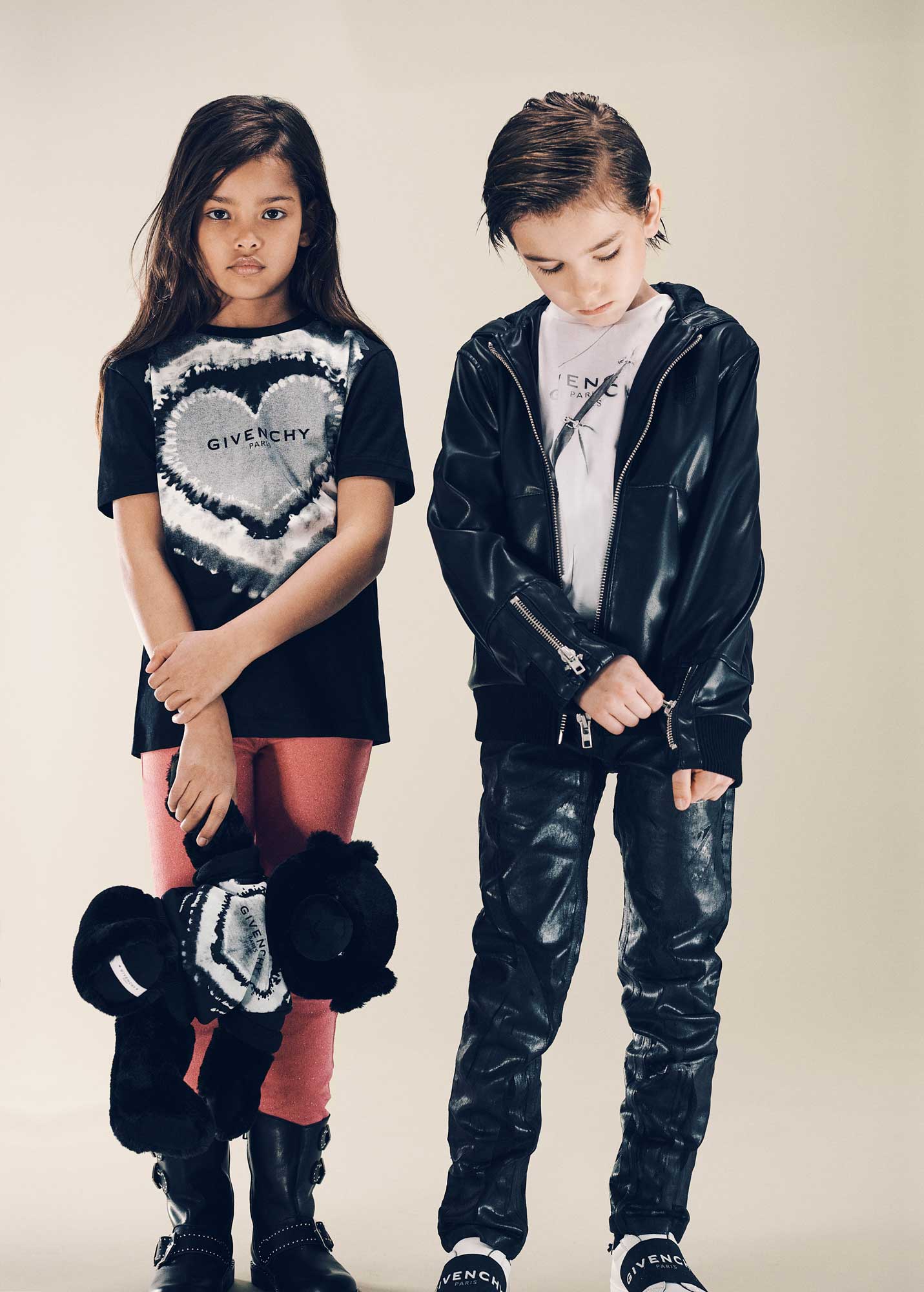 Boys Black Denim Trousers