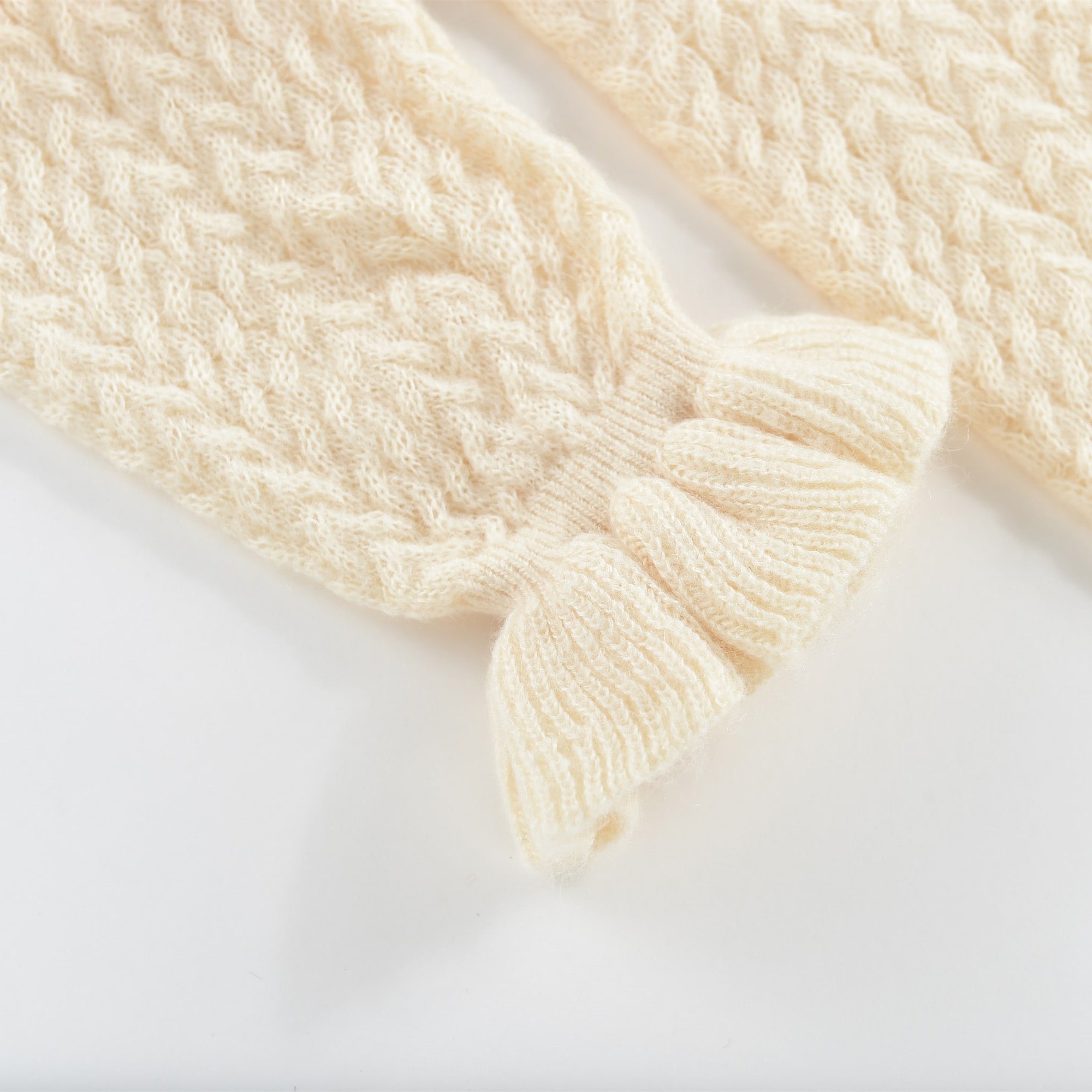 Girls White Ruffle Sweater